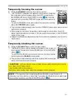 Preview for 30 page of Hitachi CP-D10 Series User Manual