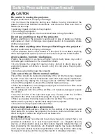 Preview for 6 page of Hitachi CP-D27WN User Manual