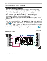 Preview for 20 page of Hitachi CP-D27WN User Manual