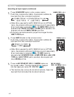 Preview for 31 page of Hitachi CP-D27WN User Manual