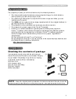 Предварительный просмотр 3 страницы Hitachi CP-D31N  guide User Manual