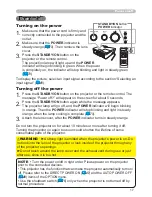 Предварительный просмотр 17 страницы Hitachi CP-D31N  guide User Manual