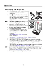 Предварительный просмотр 18 страницы Hitachi CP-DH300 User Manual