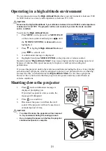 Предварительный просмотр 32 страницы Hitachi CP-DH300 User Manual