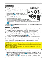 Предварительный просмотр 26 страницы Hitachi CP-DW10N Operating Manual