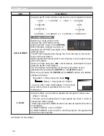 Предварительный просмотр 39 страницы Hitachi CP-DW10N Operating Manual