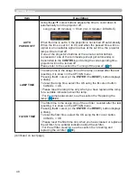 Предварительный просмотр 57 страницы Hitachi CP-DW10N Operating Manual