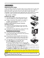 Предварительный просмотр 75 страницы Hitachi CP-DW10N Operating Manual