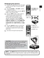 Предварительный просмотр 103 страницы Hitachi CP-DW10N Operating Manual