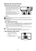 Предварительный просмотр 23 страницы Hitachi CP-DX301 User Manual