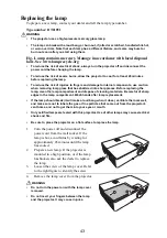 Предварительный просмотр 44 страницы Hitachi CP-DX301 User Manual