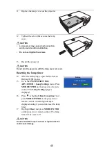 Предварительный просмотр 46 страницы Hitachi CP-DX301 User Manual