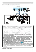 Preview for 11 page of Hitachi CP-EU4501WN User Manual