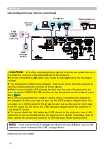 Preview for 12 page of Hitachi CP-EU4501WN User Manual