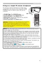 Preview for 19 page of Hitachi CP-EU4501WN User Manual