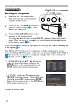 Preview for 20 page of Hitachi CP-EU4501WN User Manual