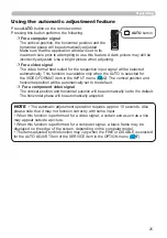 Preview for 25 page of Hitachi CP-EU4501WN User Manual