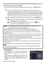 Preview for 27 page of Hitachi CP-EU4501WN User Manual