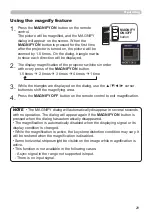 Preview for 29 page of Hitachi CP-EU4501WN User Manual