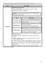 Preview for 63 page of Hitachi CP-EU4501WN User Manual