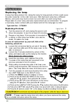 Preview for 88 page of Hitachi CP-EU4501WN User Manual