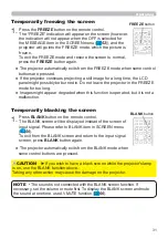 Preview for 31 page of Hitachi CP-EW250N User Manual