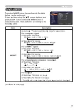 Preview for 39 page of Hitachi CP-EW250N User Manual