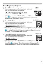 Предварительный просмотр 23 страницы Hitachi CP-EW301N User Manual