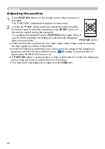 Предварительный просмотр 28 страницы Hitachi CP-EW301N User Manual