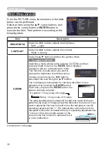 Предварительный просмотр 36 страницы Hitachi CP-EW301N User Manual