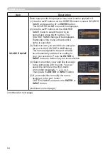 Предварительный просмотр 54 страницы Hitachi CP-EW301N User Manual