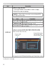 Предварительный просмотр 60 страницы Hitachi CP-EW301N User Manual