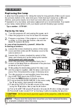 Предварительный просмотр 74 страницы Hitachi CP-EW301N User Manual