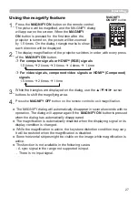 Предварительный просмотр 27 страницы Hitachi CP-EW302 User Manual