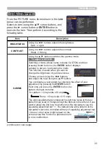 Предварительный просмотр 33 страницы Hitachi CP-EW302 User Manual