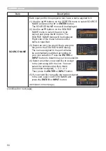 Предварительный просмотр 50 страницы Hitachi CP-EW302 User Manual