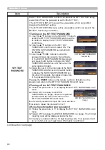 Предварительный просмотр 62 страницы Hitachi CP-EW302 User Manual