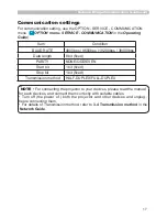 Preview for 17 page of Hitachi CP-EW302N User Manual