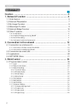 Preview for 2 page of Hitachi CP-EW3051WN User Manual-Network Manual