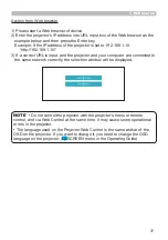 Preview for 37 page of Hitachi CP-EW3051WN User Manual-Network Manual