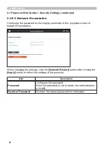 Preview for 60 page of Hitachi CP-EW3051WN User Manual-Network Manual