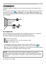 Предварительный просмотр 7 страницы Hitachi CP-EW3051WN User'S Manual And Operating Manual