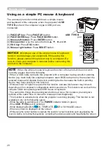 Предварительный просмотр 20 страницы Hitachi CP-EW3051WN User'S Manual And Operating Manual