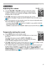 Предварительный просмотр 23 страницы Hitachi CP-EW3051WN User'S Manual And Operating Manual