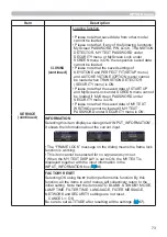 Предварительный просмотр 73 страницы Hitachi CP-EW3051WN User'S Manual And Operating Manual