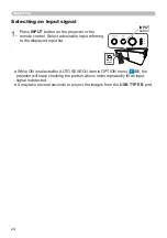 Предварительный просмотр 24 страницы Hitachi CP-EW5001WN User'S Manual And Operating Manual