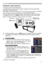 Предварительный просмотр 31 страницы Hitachi CP-EW5001WN User'S Manual And Operating Manual