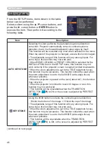 Предварительный просмотр 46 страницы Hitachi CP-EW5001WN User'S Manual And Operating Manual