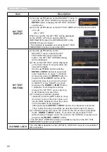 Предварительный просмотр 80 страницы Hitachi CP-EW5001WN User'S Manual And Operating Manual