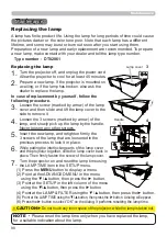 Предварительный просмотр 98 страницы Hitachi CP-EW5001WN User'S Manual And Operating Manual